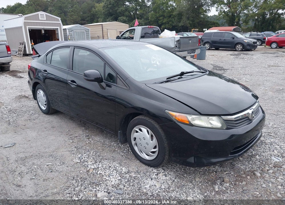 2012 HONDA CIVIC LX VIN: 19XFB2F55CE016208