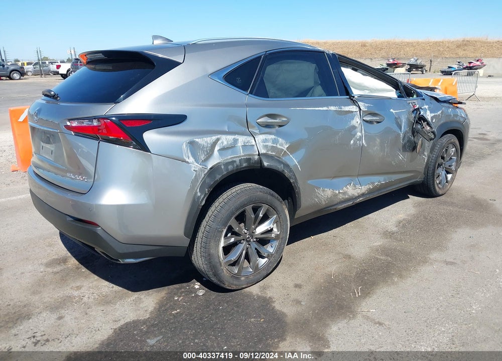 2015 LEXUS NX 200T F SPORT VIN: JTJYARBZ3F2009849