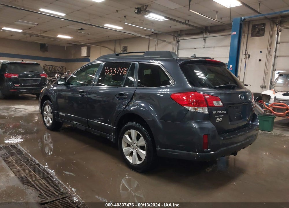 2011 SUBARU OUTBACK 3.6R LIMITED VIN: 4S4BRDKC9B2355166