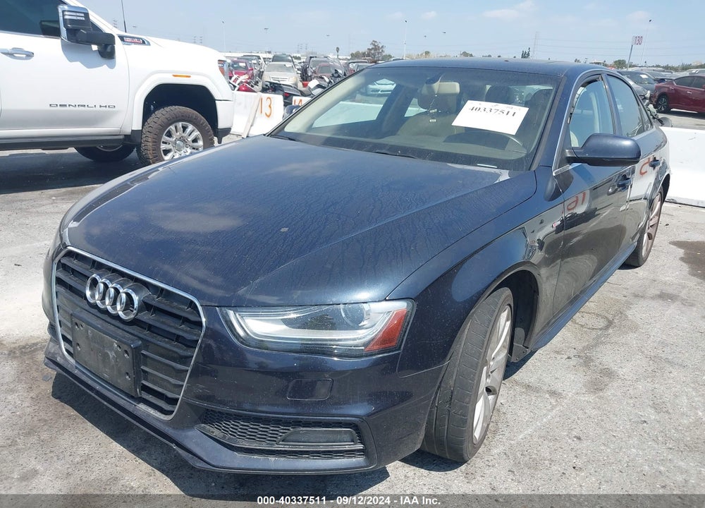 2014 AUDI A4 2.0T PREMIUM VIN: WAUAFAFL0EN043917
