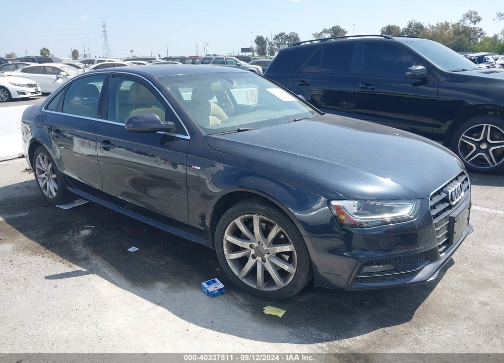 2014 AUDI A4 2.0T PREMIUM VIN: WAUAFAFL0EN043917