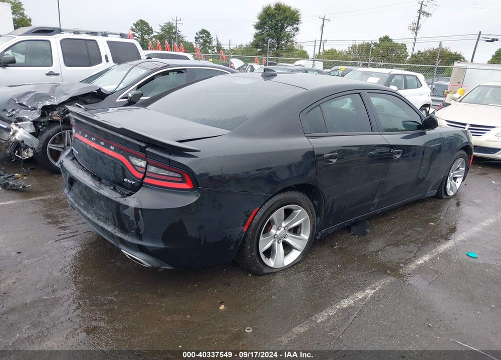 2016 DODGE CHARGER SXT VIN: 2C3CDXHGXGH346790