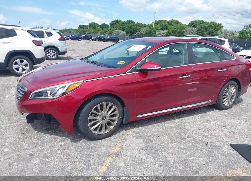 2015 HYUNDAI SONATA LIMITED VIN: 5NPE34AF4FH238727