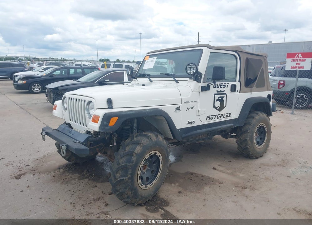 2002 JEEP WRANGLER SPORT VIN: 1J4FA49S72P743830