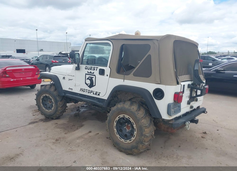 2002 JEEP WRANGLER SPORT VIN: 1J4FA49S72P743830