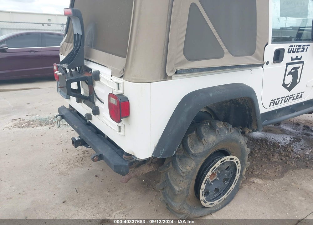 2002 JEEP WRANGLER SPORT VIN: 1J4FA49S72P743830