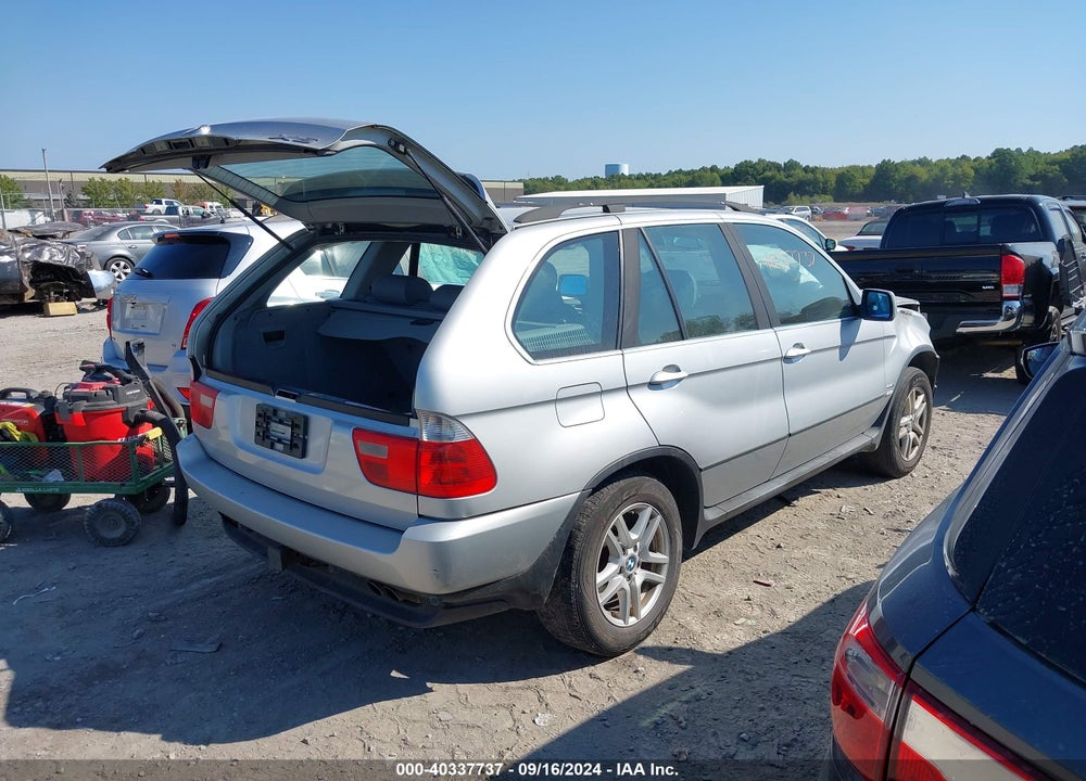 2005 BMW X5 4.4I VIN: 5UXFB53505LV09955