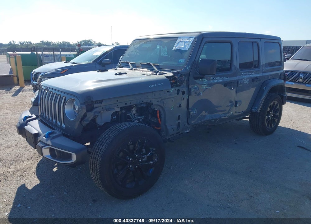 2022 JEEP WRANGLER 4XE UNLIMITED SAHARA 4X4 VIN: 1C4JJXP63NW115068