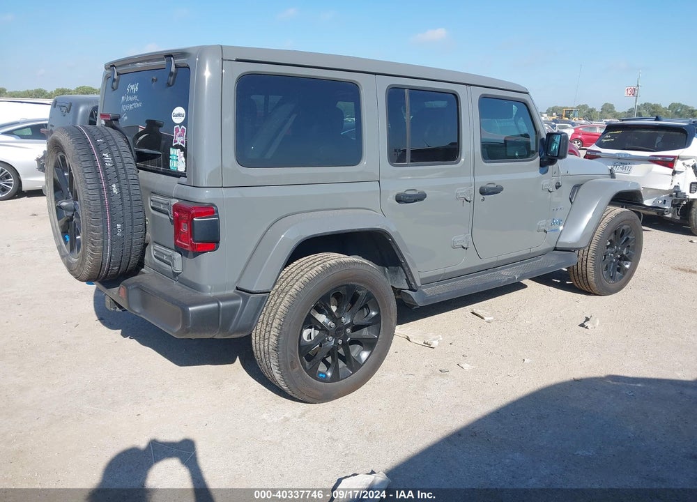 2022 JEEP WRANGLER 4XE UNLIMITED SAHARA 4X4 VIN: 1C4JJXP63NW115068