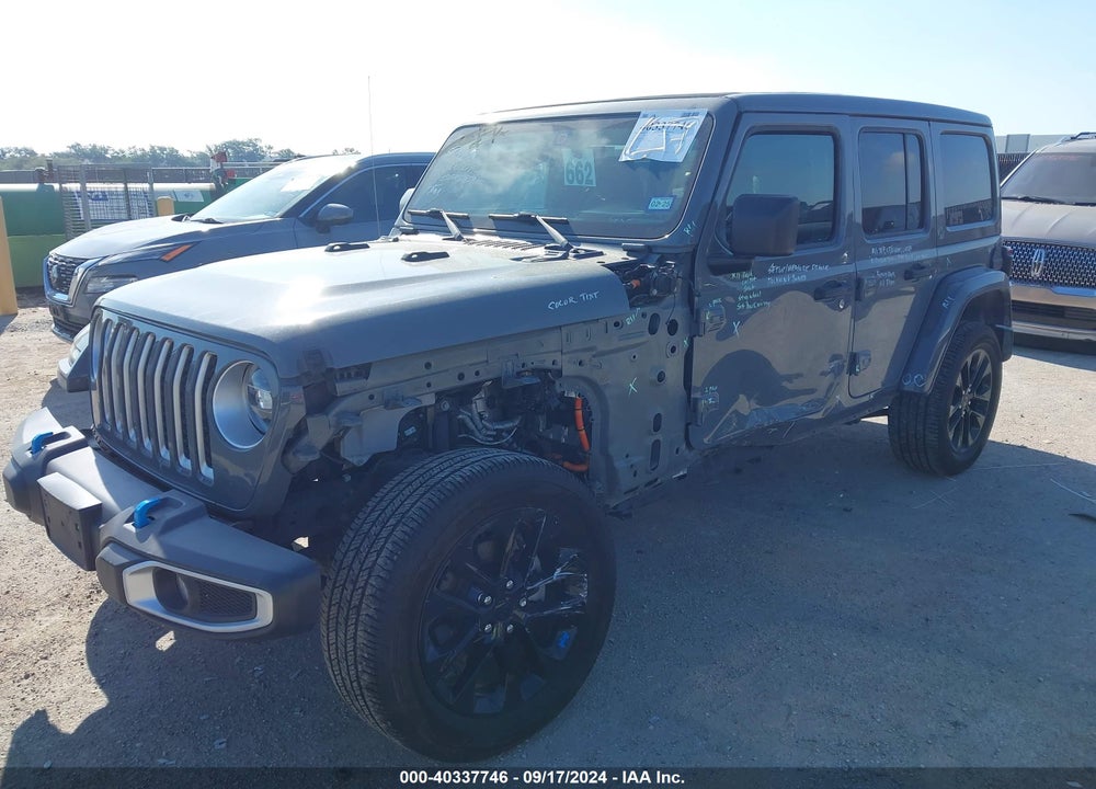 2022 JEEP WRANGLER 4XE UNLIMITED SAHARA 4X4 VIN: 1C4JJXP63NW115068