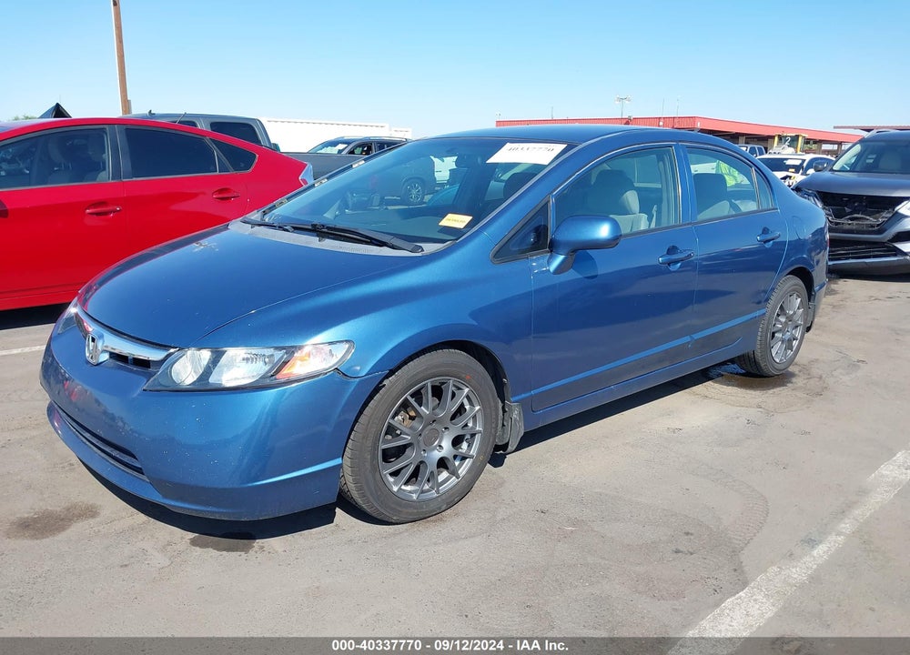 2007 HONDA CIVIC LX VIN: JHMFA16507S006961
