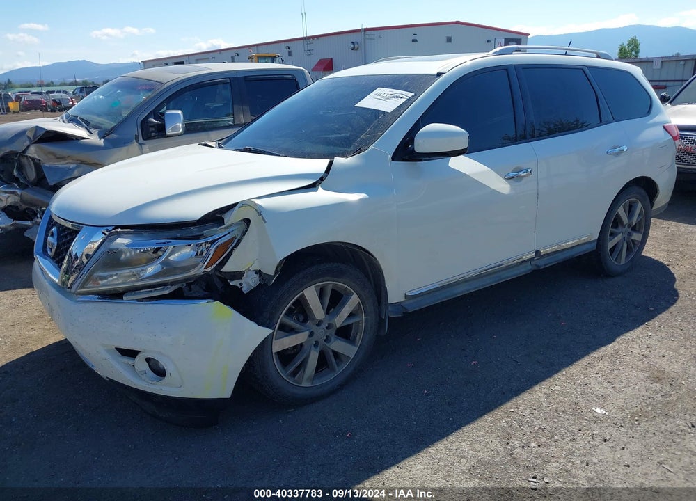 2016 NISSAN PATHFINDER PLATINUM VIN: 5N1AR2MM8GC634826