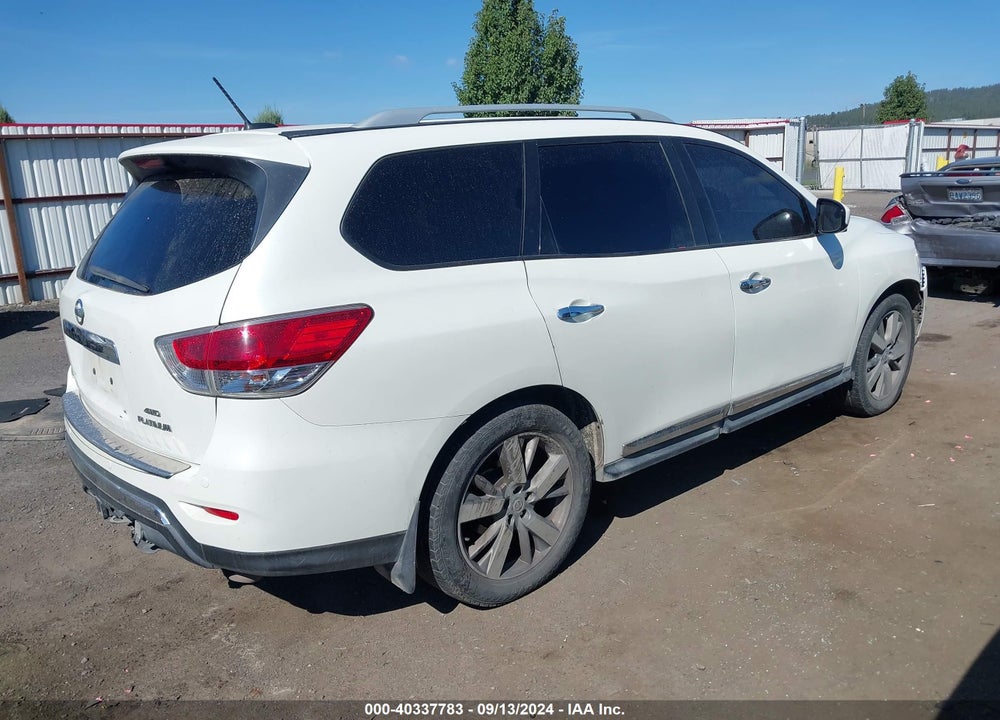2016 NISSAN PATHFINDER PLATINUM VIN: 5N1AR2MM8GC634826