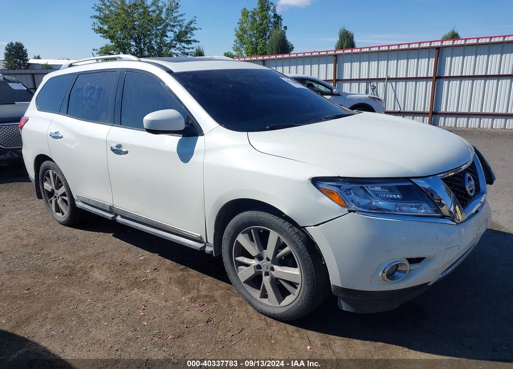 2016 NISSAN PATHFINDER PLATINUM VIN: 5N1AR2MM8GC634826