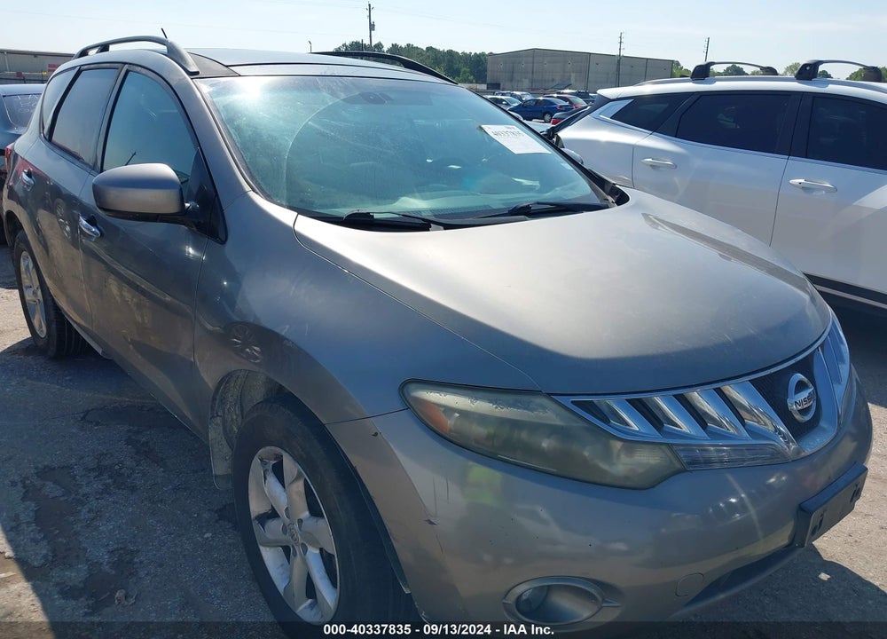 2009 NISSAN MURANO SL VIN: JN8AZ18U79W015391