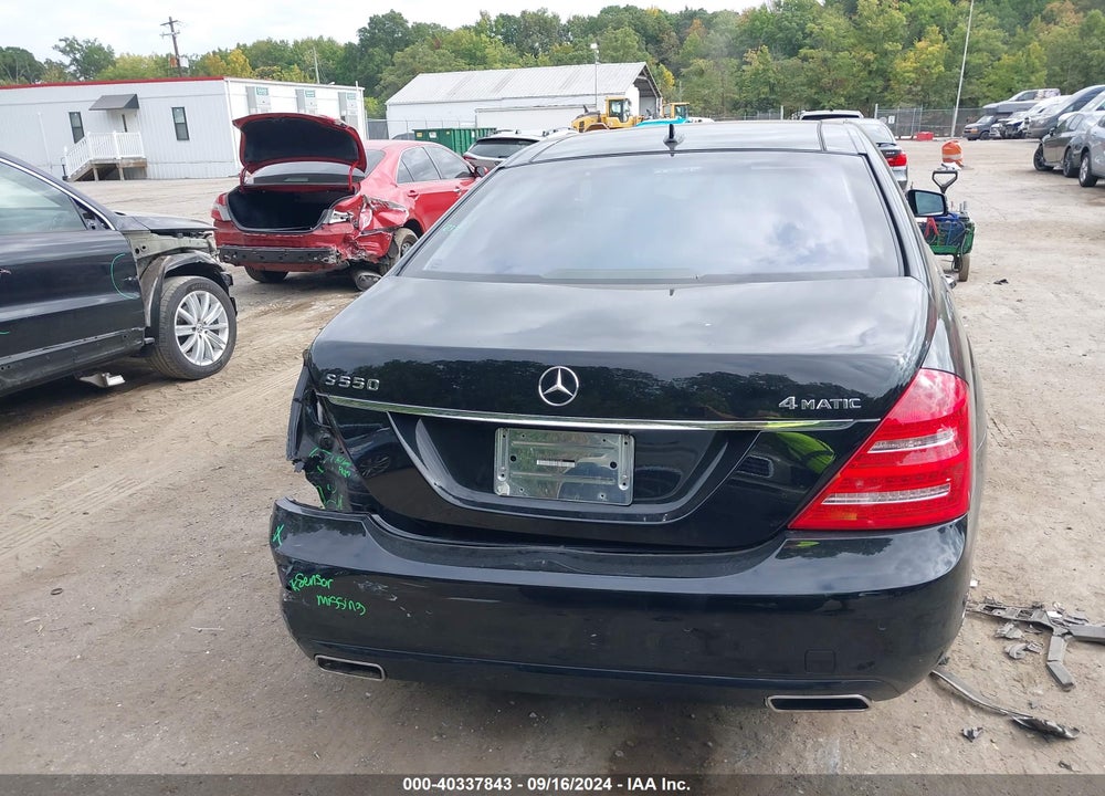 2012 MERCEDES-BENZ S 550 4MATIC VIN: WDDNG9EB1CA453340