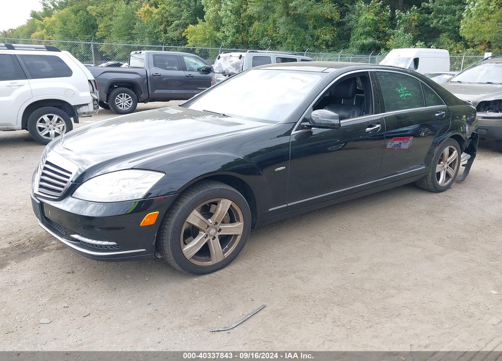 2012 MERCEDES-BENZ S 550 4MATIC VIN: WDDNG9EB1CA453340
