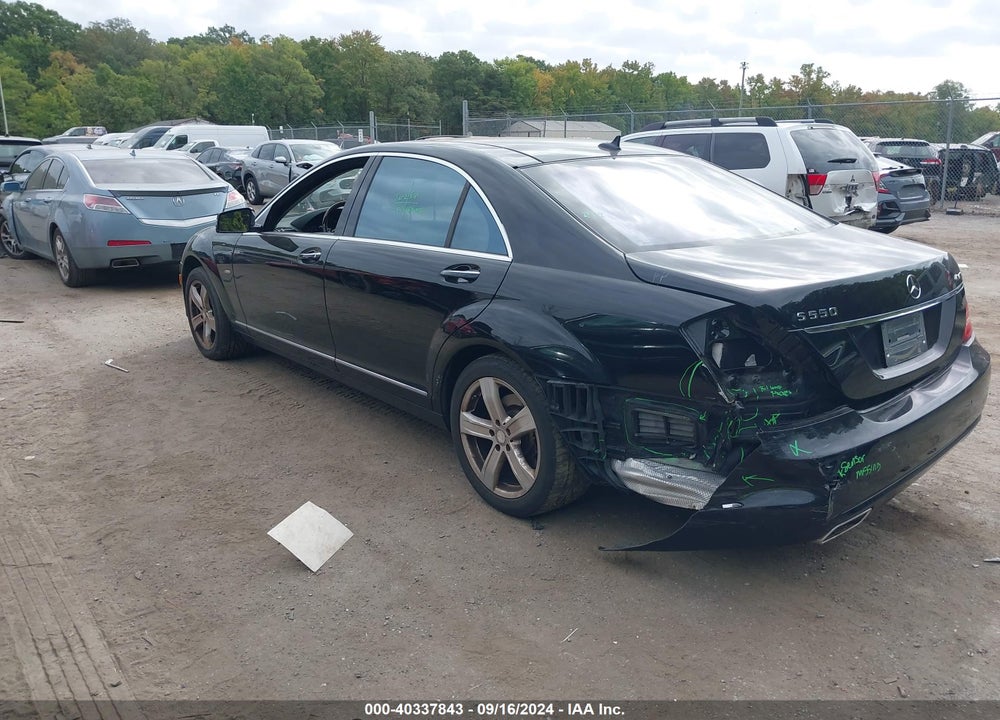 2012 MERCEDES-BENZ S 550 4MATIC VIN: WDDNG9EB1CA453340