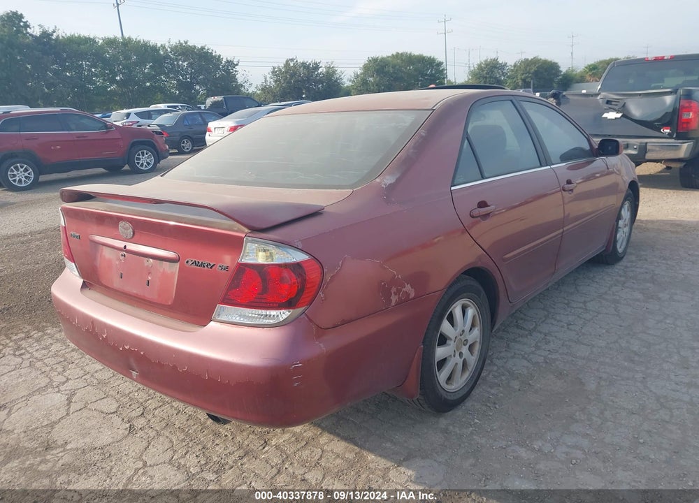 2005 TOYOTA CAMRY SE VIN: 4T1BE32K05U420959