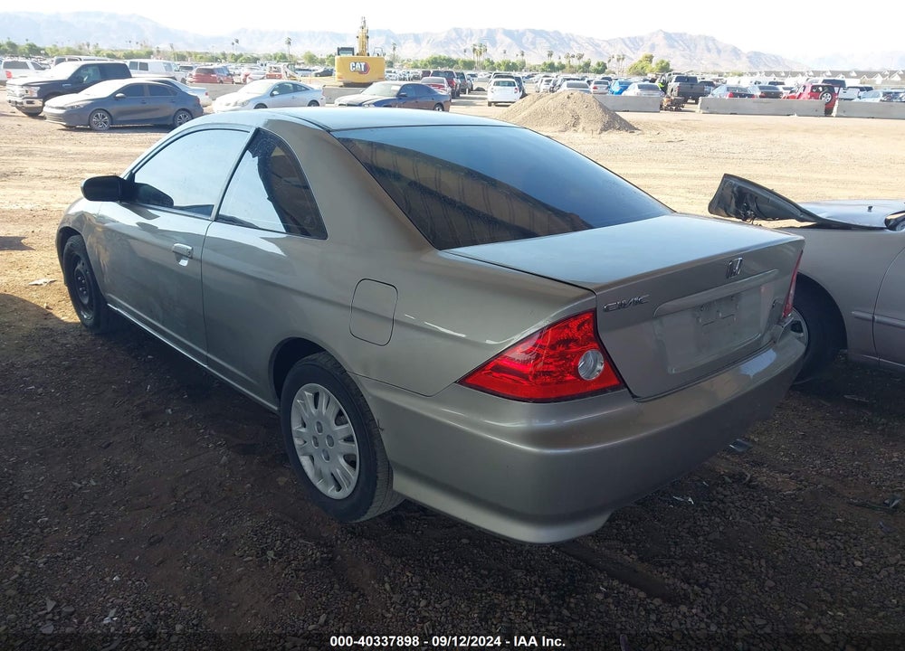 2004 HONDA CIVIC LX VIN: 1HGEM22504L048313