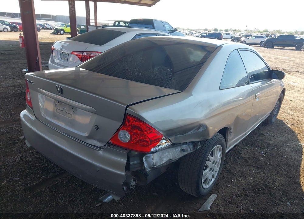 2004 HONDA CIVIC LX VIN: 1HGEM22504L048313