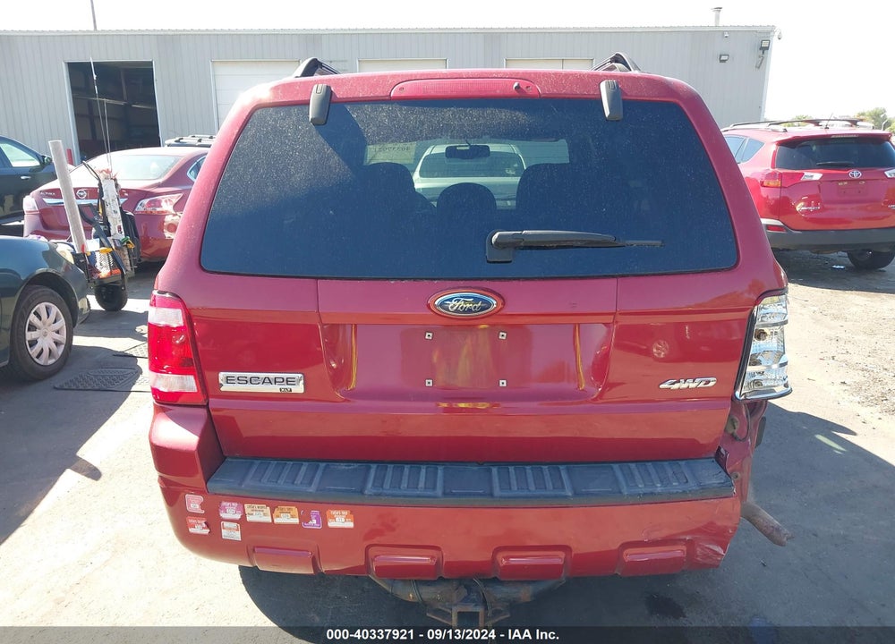 2009 FORD ESCAPE XLT VIN: 1FMCU93G89KB22391