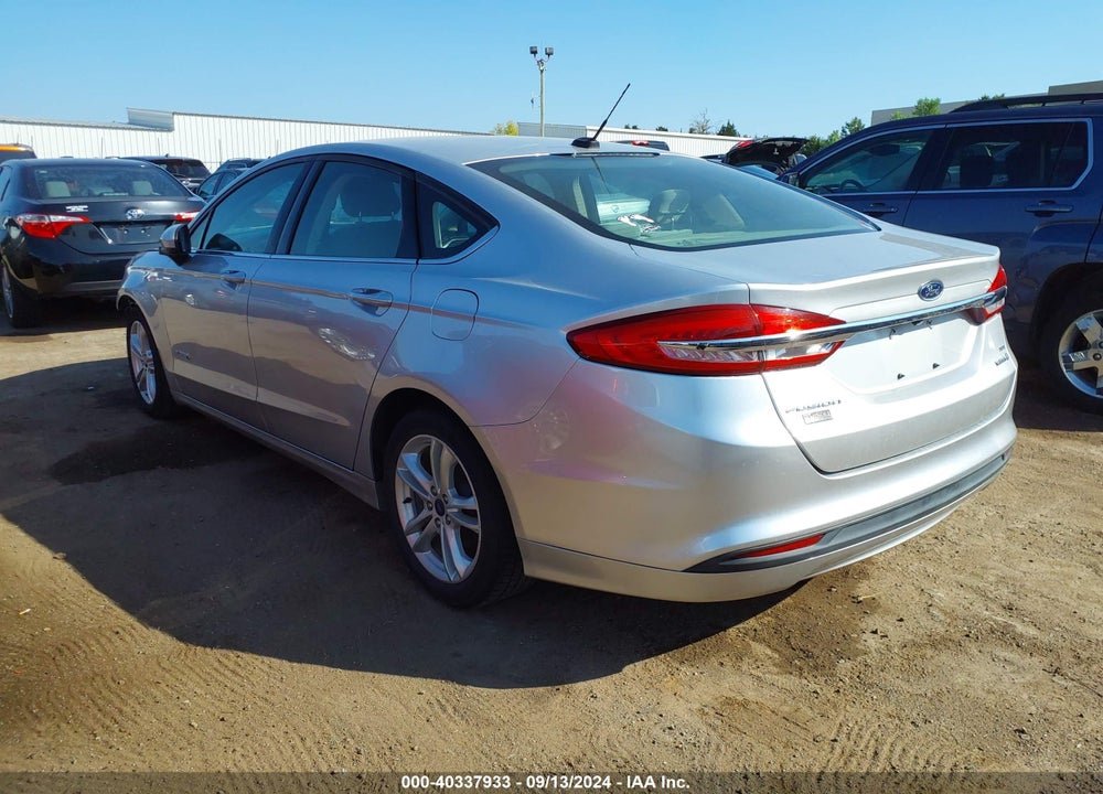 2018 FORD FUSION HYBRID SE VIN: 3FA6P0LU0JR221836