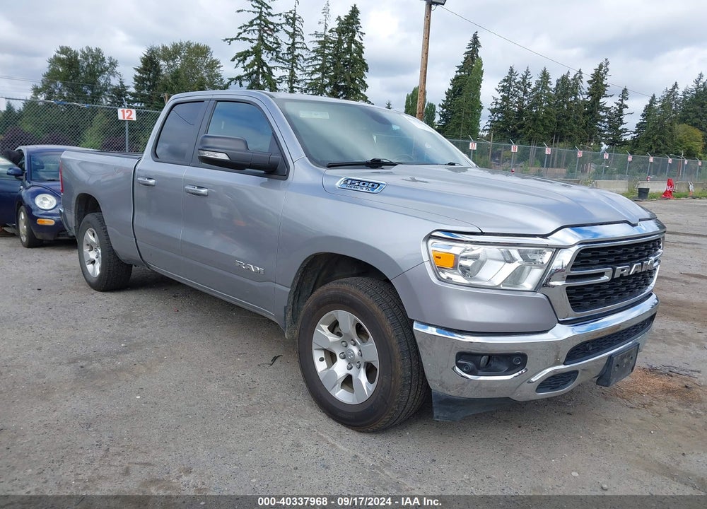 2022 RAM 1500 BIG HORN QUAD CAB 4X4 6'4 BOX VIN: 1C6SRFBT6NN132397