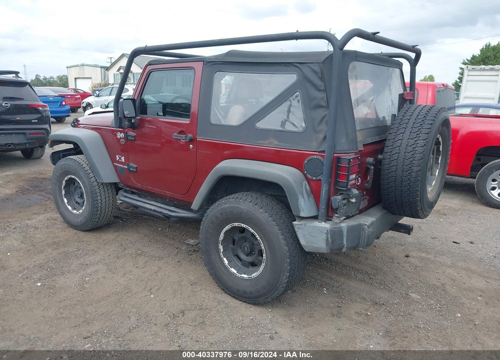 2007 JEEP WRANGLER X VIN: 1J4FA24187L231589