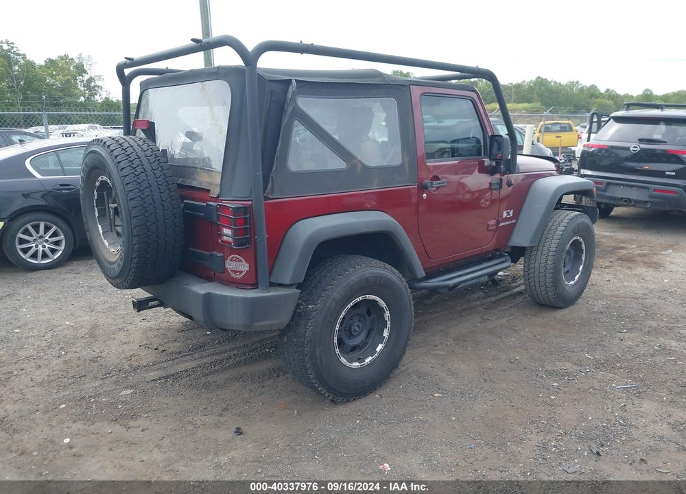 2007 JEEP WRANGLER X VIN: 1J4FA24187L231589