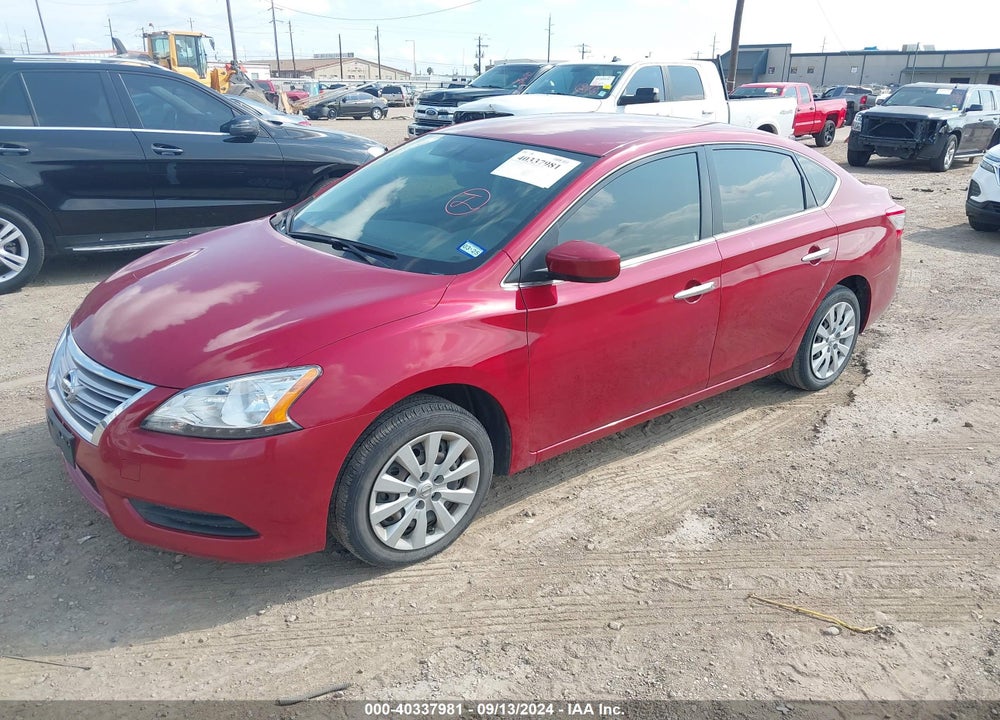 2013 NISSAN SENTRA SV VIN: 3N1AB7APXDL691195