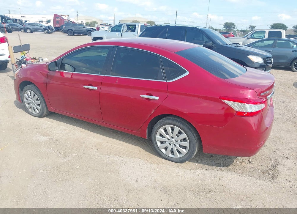 2013 NISSAN SENTRA SV VIN: 3N1AB7APXDL691195