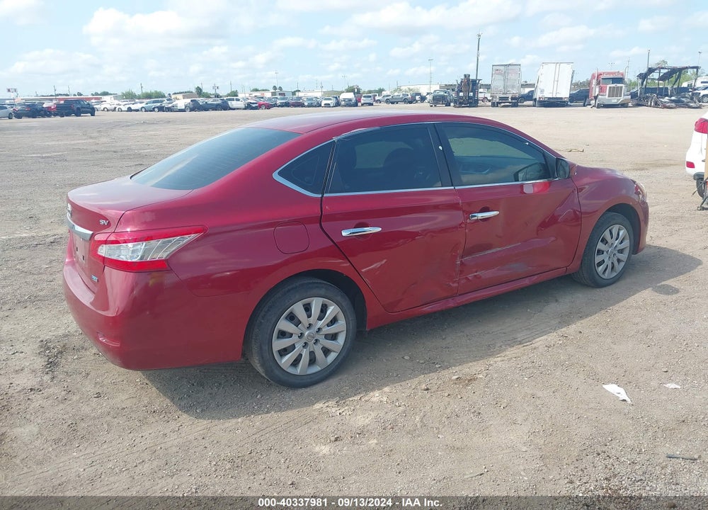 2013 NISSAN SENTRA SV VIN: 3N1AB7APXDL691195