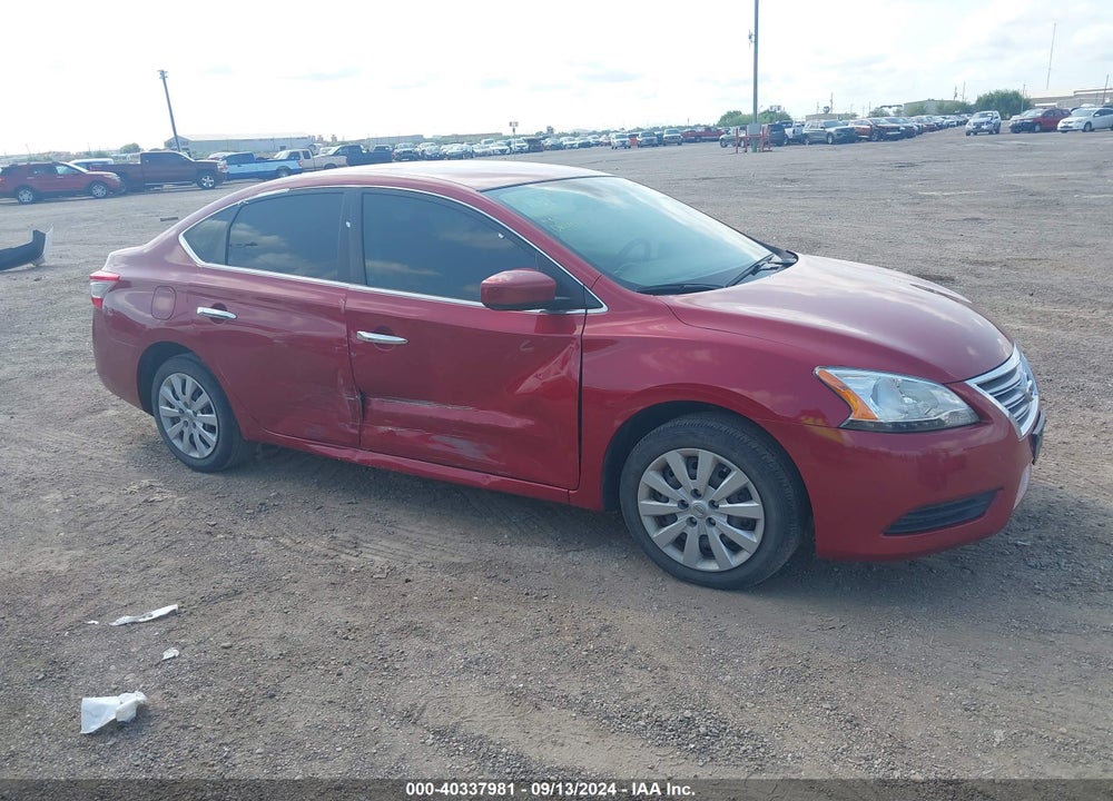 2013 NISSAN SENTRA SV VIN: 3N1AB7APXDL691195