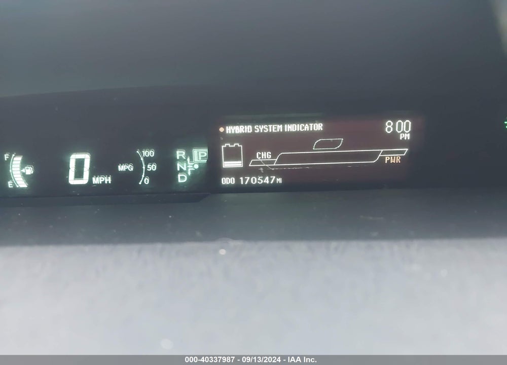 2011 TOYOTA PRIUS TWO VIN: JTDKN3DU8B1362048