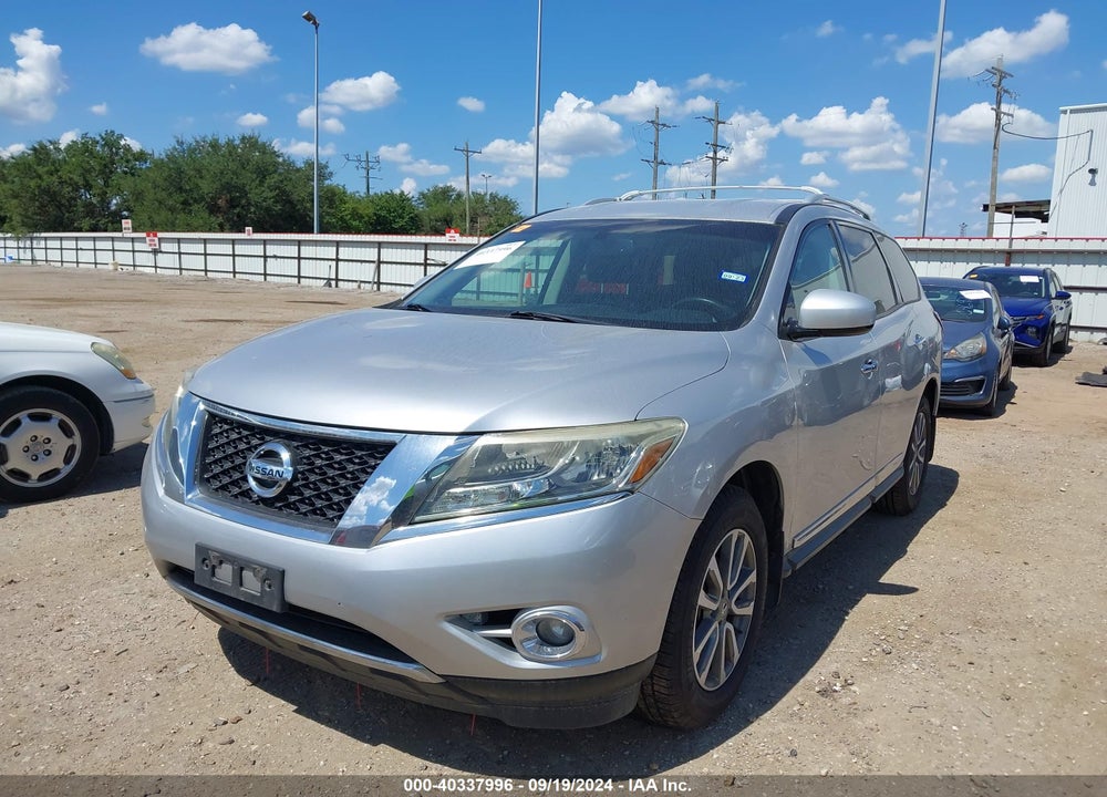 2013 NISSAN PATHFINDER SL VIN: 5N1AR2MN4DC665074
