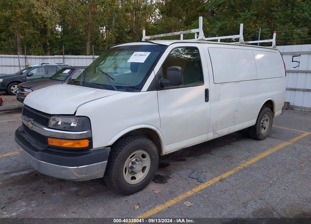 2014 CHEVROLET EXPRESS 2500 WORK VAN VIN: 1GCWGFCG6E1107847