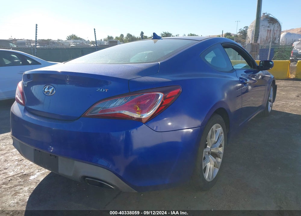 2013 HYUNDAI GENESIS 2.0T VIN: KMHHT6KD5DU096473