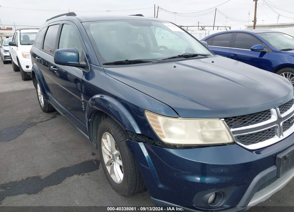 2014 DODGE JOURNEY SXT VIN: 3C4PDCBG7ET191540