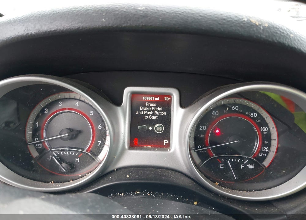 2014 DODGE JOURNEY SXT VIN: 3C4PDCBG7ET191540
