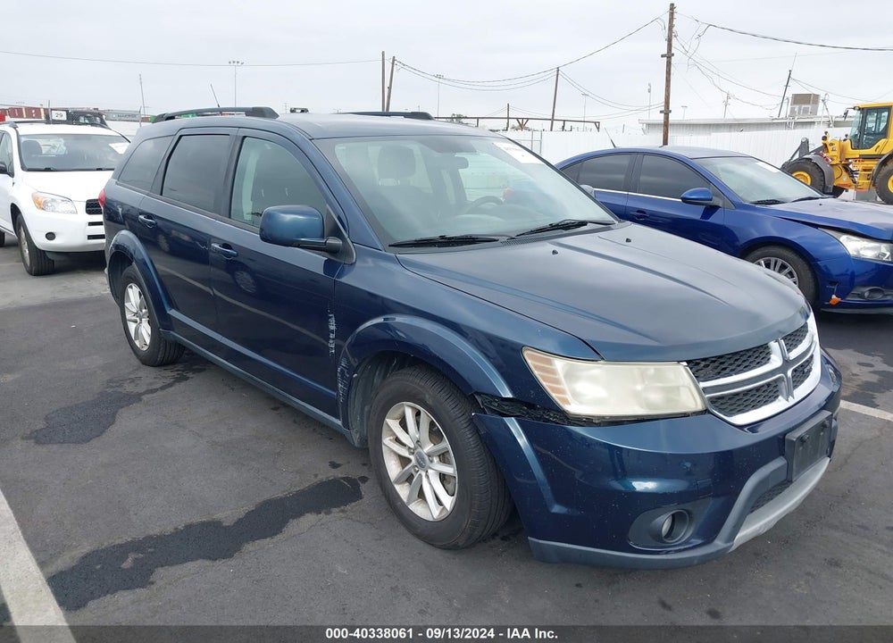 2014 DODGE JOURNEY SXT VIN: 3C4PDCBG7ET191540