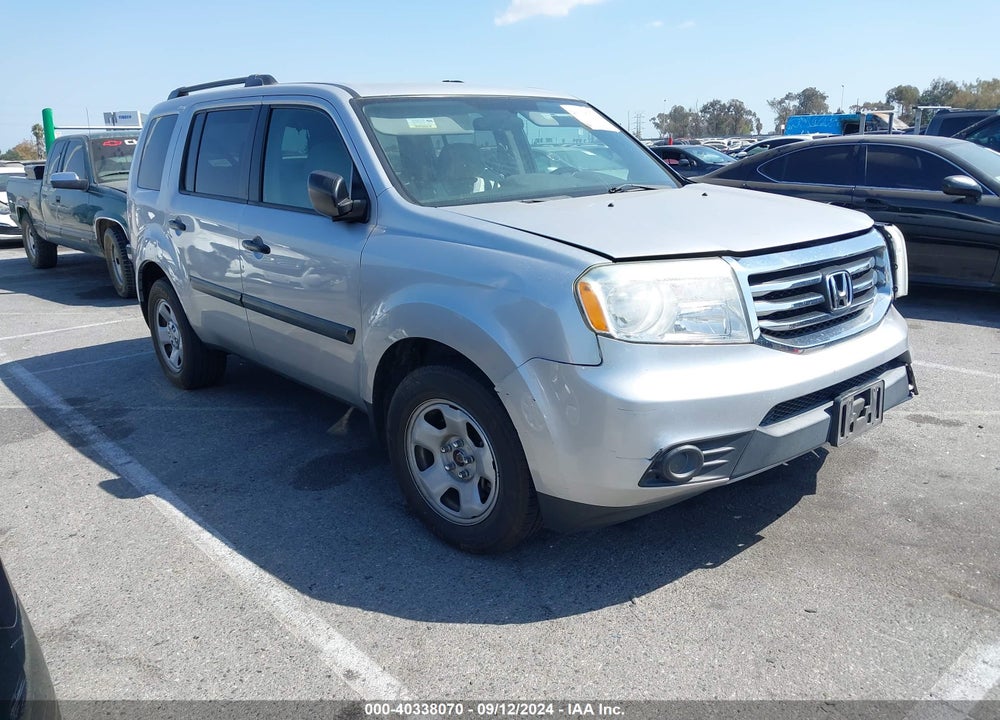 2015 HONDA PILOT LX VIN: 5FNYF3H2XFB008965