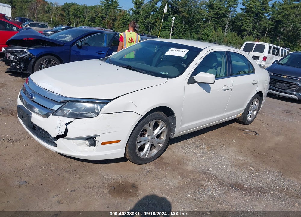 2012 FORD FUSION SE VIN: 3FAHP0HG6CR346581