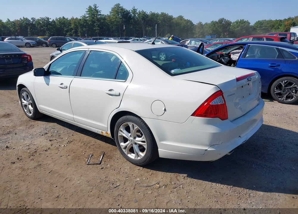 2012 FORD FUSION SE VIN: 3FAHP0HG6CR346581