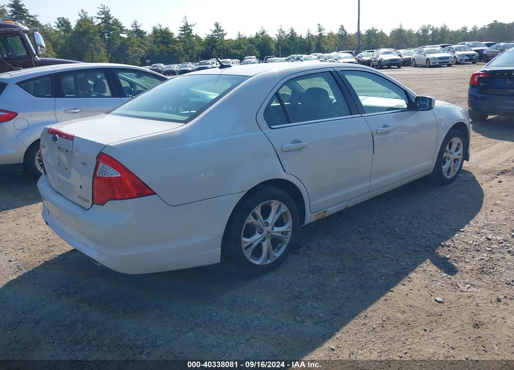 2012 FORD FUSION SE VIN: 3FAHP0HG6CR346581