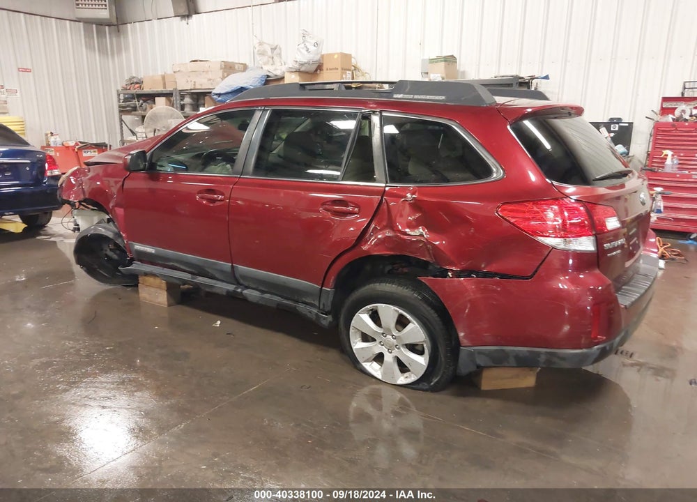 2011 SUBARU OUTBACK 2.5I PREMIUM VIN: 4S4BRCBC4B3346203