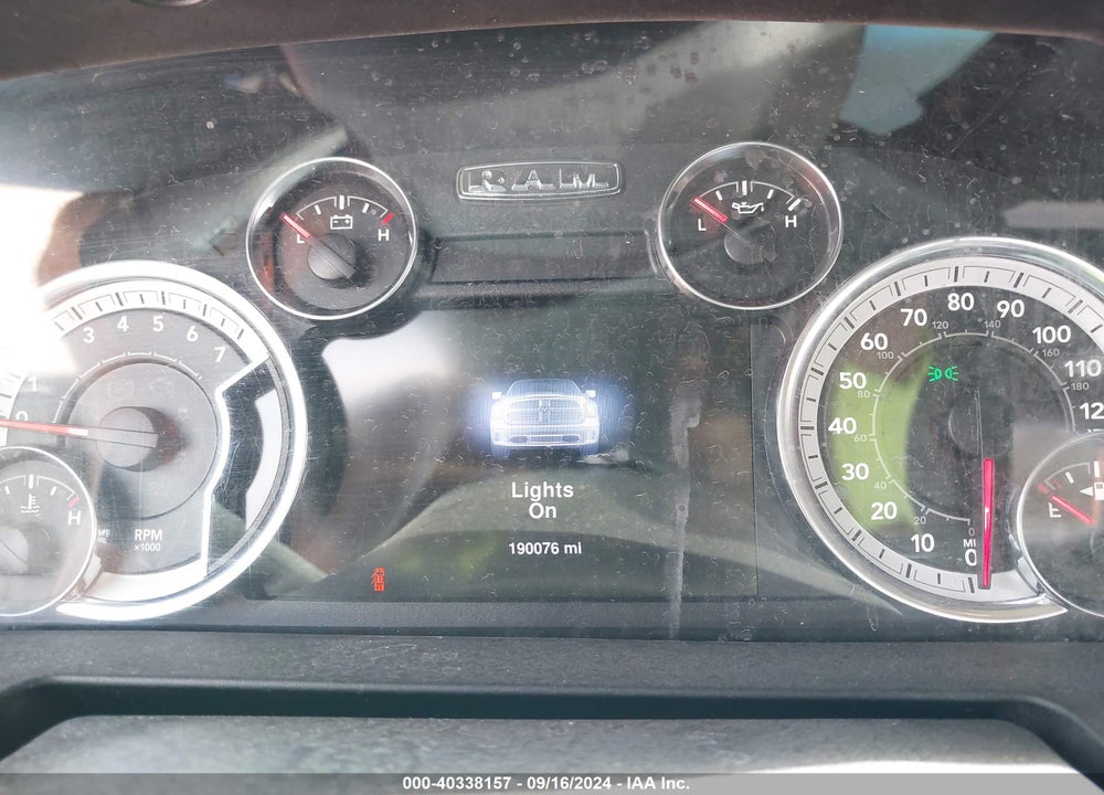 2013 RAM 1500 BIG HORN VIN: 1C6RR7LT0DS569587