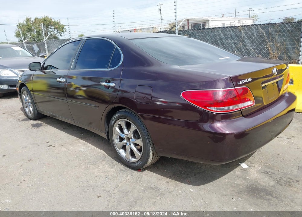 2005 LEXUS ES 330 VIN: JTHBA30G655097251