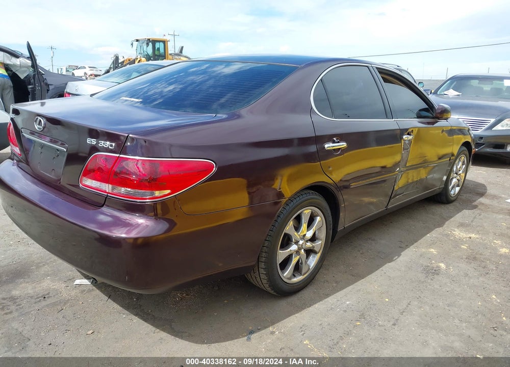 2005 LEXUS ES 330 VIN: JTHBA30G655097251
