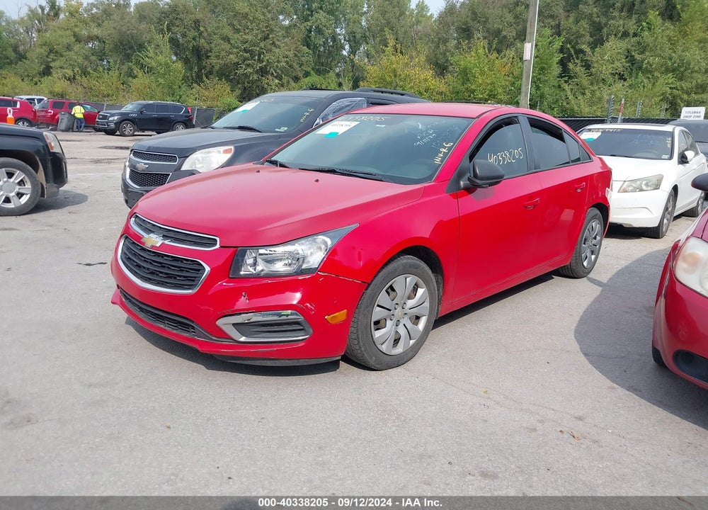 2015 CHEVROLET CRUZE LS AUTO VIN: 1G1PA5SH7F7190870